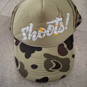 Shoots! Women's Camouflage Cap - Tan and Brown